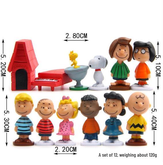 Trolls 12-Style Figurines: Ugly Dolls and Micro Landscape Cake Decorations