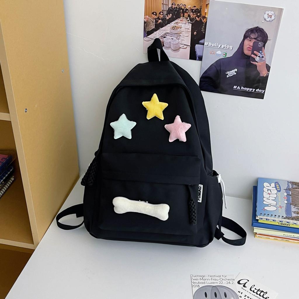 Schoolbag1011 new star bag ins wind cartoon accessories large capacity backpack fresh girl backpack cute tide