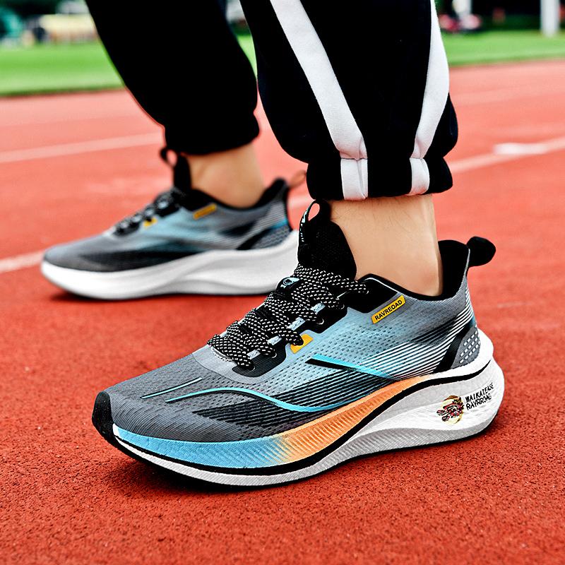 Male Athletic Shoes Breathable Soft Sole Casual Sneakers Comfortable Non-slip Running Tennis Shoes Sporty Footwear for Men Gym