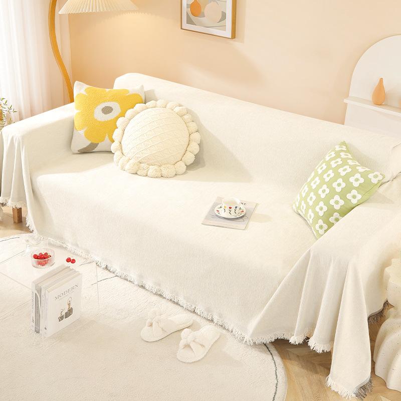 Anti-Scratching Sofa Cover Ins Style All-Inclusive Universal Cover Four Seasons Universal Sofa Cover Cloth Backrest Cover Towel Sofa Cover