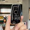 For Bmw I7 X7 G07 Lci Ix I20 X1 X3 X5 U11 5 7 Series G70 G09 Xm U06 G81 M3 Fashion Tpu Car Key Case Cover Protected Keychain Fob