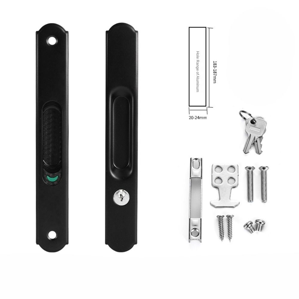 Invisible Sliding Door Lock Durable Handle Lock Durable Window Latch  Sliding Window