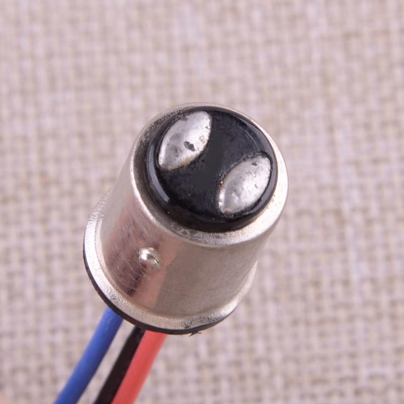 4pcs Headlight Tail Lamp Signal Retrofit Male Socket Adapter Wiring Harness 3497 7528 BA15D BAY15D 1157 2057 2357 2396 2397