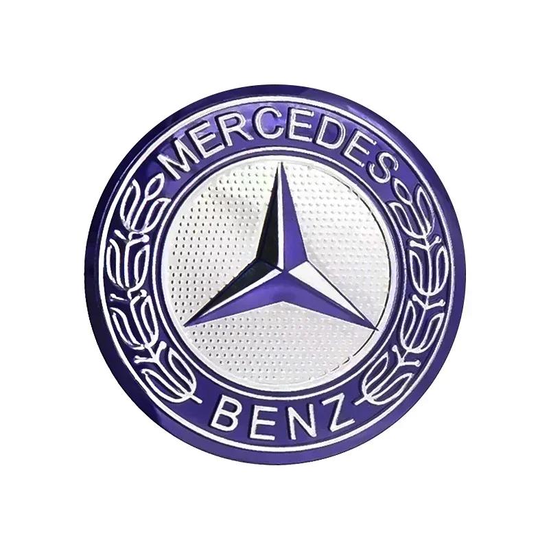 

2025 For Mercedes-Benz 52mm Car Central Control Multimedia Decor Sticker For Mercedes Benz W212 W213 W205 AMG W177 V177 W247 W17