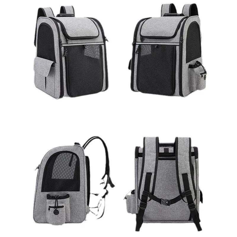 Pet Bag Double Shoulder Bag Cat Portable Breathable and Comfortable When Going Out To Expand The Large Capacity of Dog Backpack