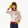 MQD Boys' Artistic Mock Neck Knitted Sweater