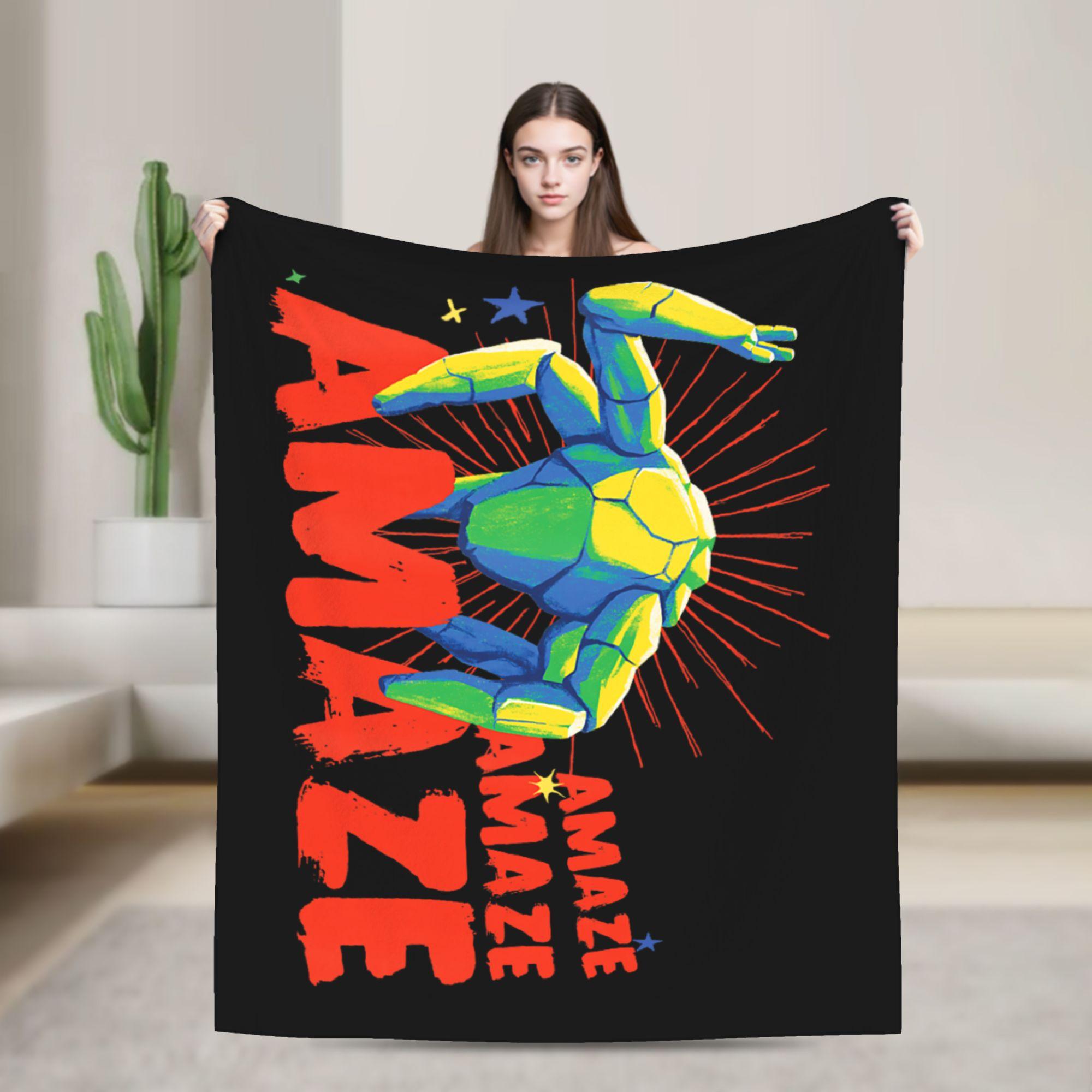 

Project Hail Mary Amaze Eridani-Rocky Blankets Flannel Novelty Warm Throw Blankets for Home Spring Autumn Outdoor 75x90cm