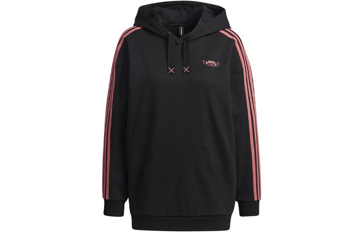 Adidas Neo Sweatshirts Women s Black Hooded Moderate Regular GL8097 L