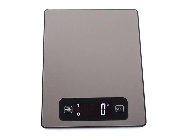 Waga Kuchenna Elektroniczna Do 5 Kg Inox Lcd Dotyk