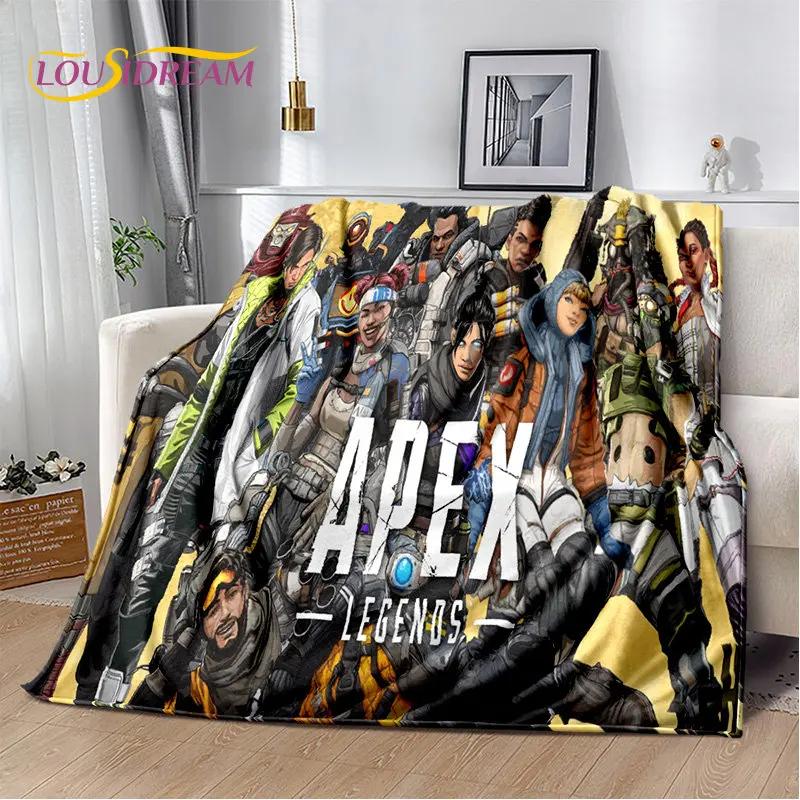 A-Apex Legends Game Gamer Cartoon Soft Plush Blanket,Flannel Blanket Throw Blanket for Living Room Bedroom Bed Sofa Picnic Cover