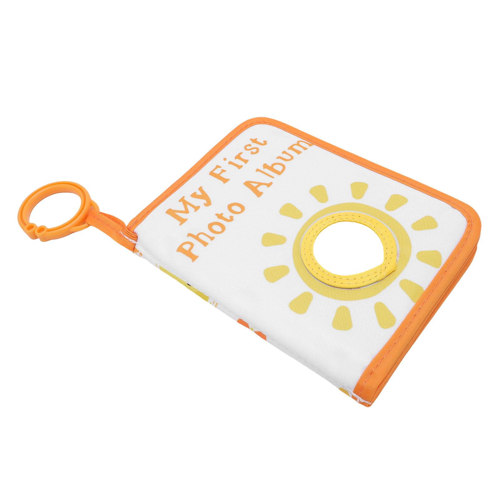 

My First Photo Memory Book Soft Cloth Cute Pattern Baby Photo Album Tear Resist for Toddler