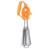 Egg Beater Stainless Steel Plastic Hand Crank Autorotation Effort Saving Manual Hand Mixer for Home