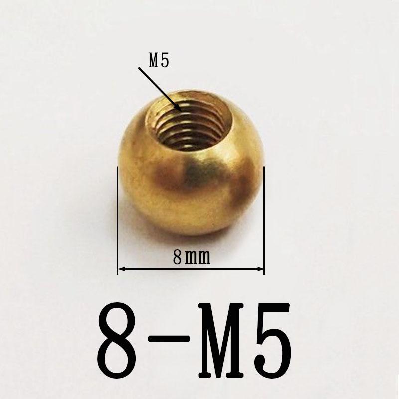1PCS Brass Thread Hole Ball For CNC Later Machine