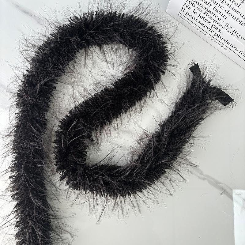 Colorful Imitation Turkey Marabou Feather Trim for Costumes & DIY Pajamas