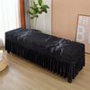 1Pcs Print Piano Bench Cushion Cover Rectangle Stool Covers for Living Room Bedroom