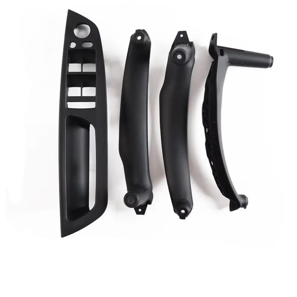LHD RHD Upgraded Interior Carbon Fiber Door Handle Cover Trim Replacement For BMW X5 X6 E70 E71 E72 2007-2014