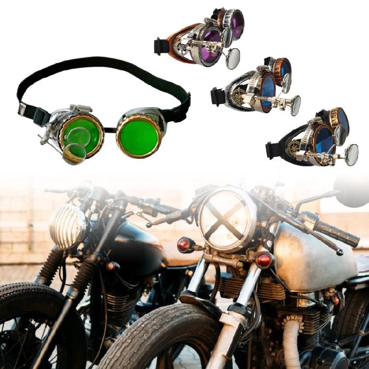 Steampunk-Brille Rave-Brille Cosplay-Brille Schweißer-Gothic-Cosplay-Brille