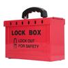 Lockout Tagout Box Portable Safety 13 Guage Lockout Tagout Group Lock Box For OSHA Compliance Group