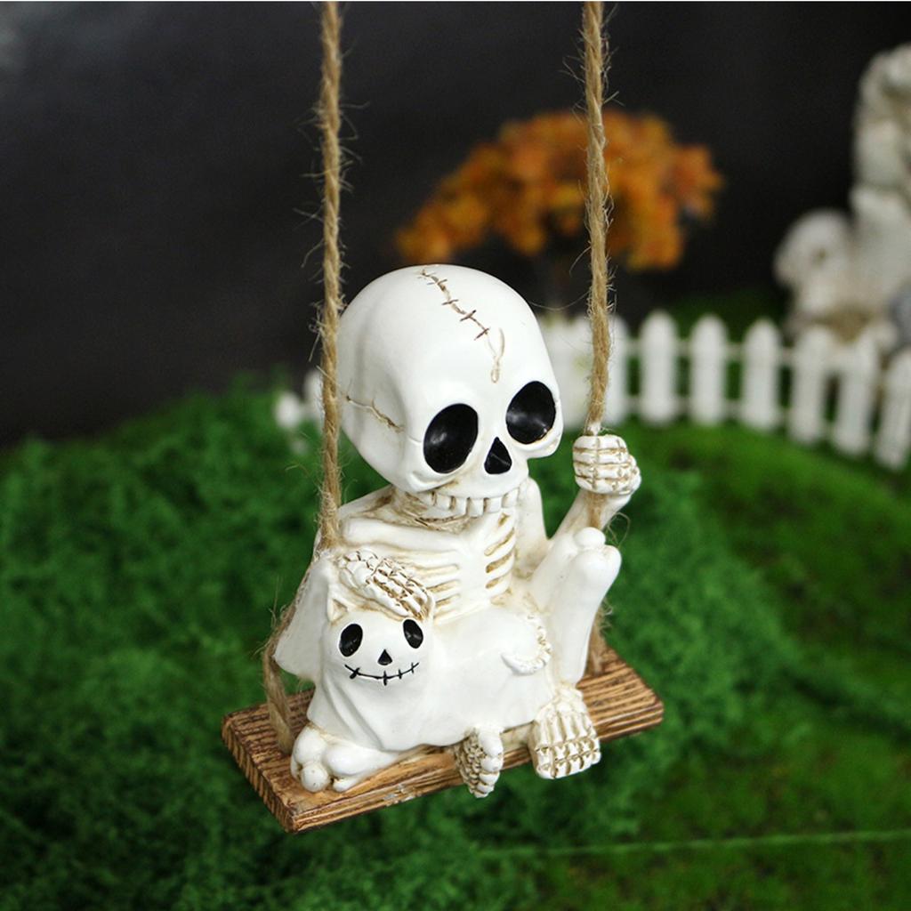 Couple Swing Outdoor Courtyard Home Halloween Atmosphere Decoration Pendant
