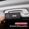 2Pcs Suede Handgrip Protect Casing Car Interior Accessories For Jeep Cherokee Compass Patriot Willys Liberty Rubicon Trail Hawk