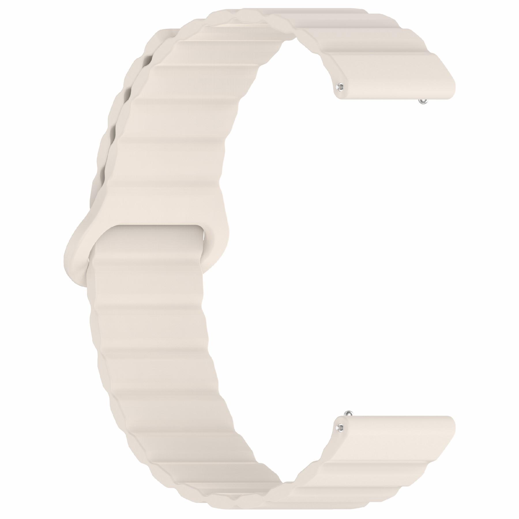

For Garmin Venu 3 Silicone Watch Band Magnetic 22mm Universal Replacement Strap Starlight