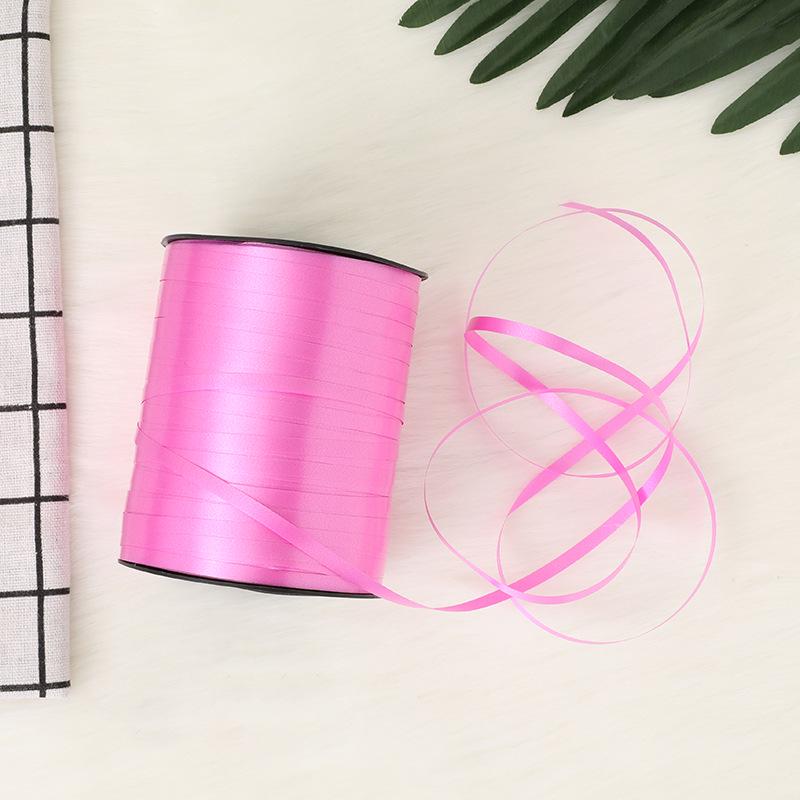 Solid Color Helium Balloon Ribbon - Red, Blue, Pink, Purple, Green, Yellow Multicolor Balloon String for Tying