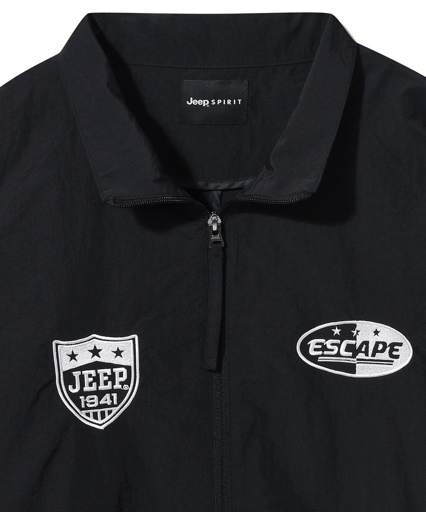Jeep Rush Nylon Racing Jersey Zip-Up (Jq5Jpu202Bk)