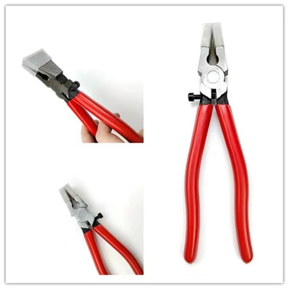 Adjustable Screw Key Fob Pliers 8 Inch Locking Pliers New Glass Grozer Nippers  Stained Glass Work