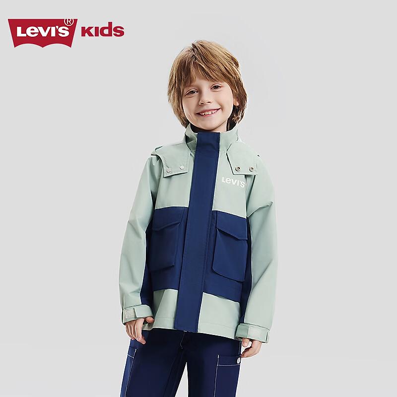 Levi's Kids' Hooded Windproof Trench Coat