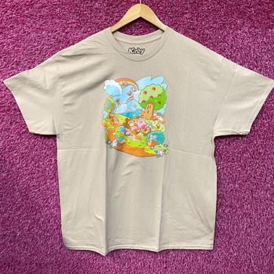 Kirby Pupupu Picknick Natürlicher Boden Druck T-Shirt