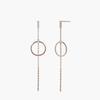 Monograph Bonita Earrings Mger0262 14K Gold Plated
