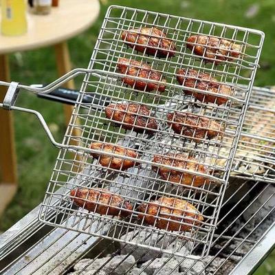 Portable Metal Barbecue Basket with Large Capacity