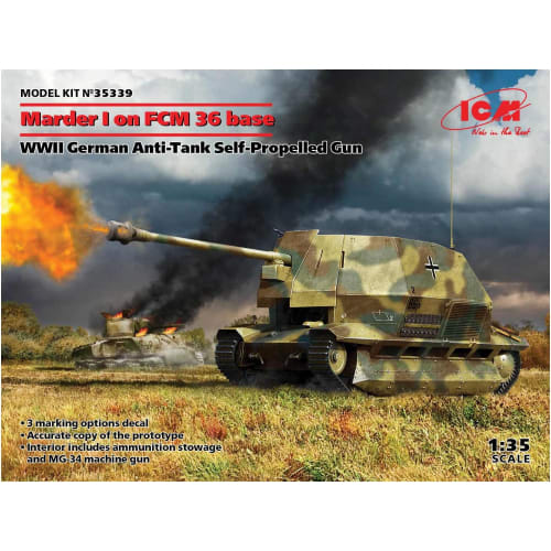 ICM 1/35 German Army FCM36 Marder I Specification Plastic Model Kit 35339