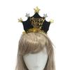 Star New Year Eve Sequins Headbands Crown 2023 Hair Hoop Fluffy Cute Hair Accessories Party Costume Photo Props