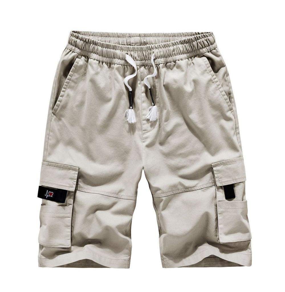 Summer Mens Work Cargo Shorts With Cotton Fabric For Casual Urban Style