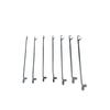 35Pcs Shortest ; 3.28inch Needle Hook Stopper Longest ;11.81inch Weave Knitting Tools  Carpets