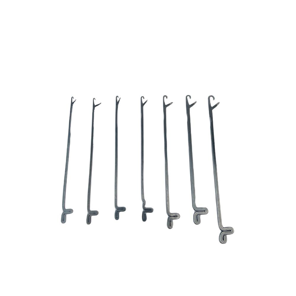 35Pcs Shortest ; 3.28inch Needle Hook Stopper Longest ;11.81inch Weave Knitting Tools  Carpets