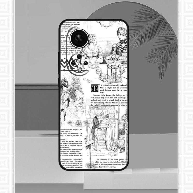 Pride And Prejudice Jane Austen Case For Huawei P30 Pro P50 P40 P20 Lite P Smart 2019 Nova 5T Honor X8 X7 X9 50 70 Cover