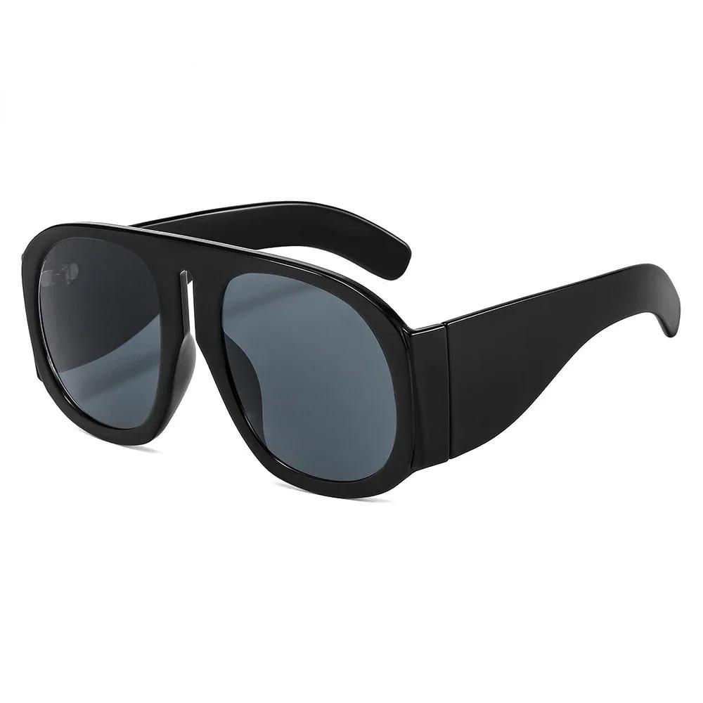 

Fashion Multiple Colors Large Frame Sunglasses Men Women Anti Blue Light Sunglasses Trendy Street Photos Sun Eyewear