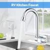 Faltbarer Wohnmobil-Wasserhahn Edelstahl Wohnmobil 360 Grad drehbarer Wasserhahn Kaltwasser 22-30mm G1/2 Schwenkbarer faltbarer Wasserhahn Küchenzubehör
