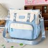 Chic Vintage-Inspired Canvas Tote Bag for Women - Waterproof, Adjustable Strap, Large Capacity Crossbody & Shoulder Handbag