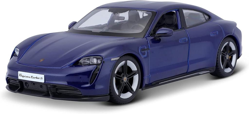 BURAGO Porsche Taycan Mini Car 1/24 BURAGO TAYCAN 2019 (Blue)