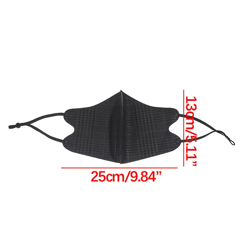 1PC Outdoor Washable Reuse Face Cotton Linen  Mouth Mask