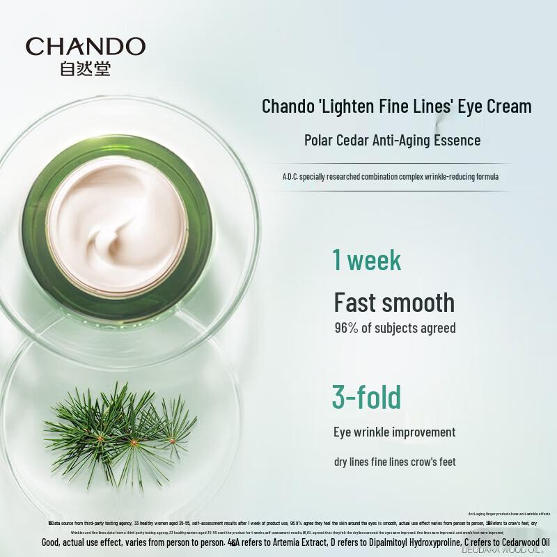 CHANDO Cedarwood Essential Oil Age-Defying Eye Cream