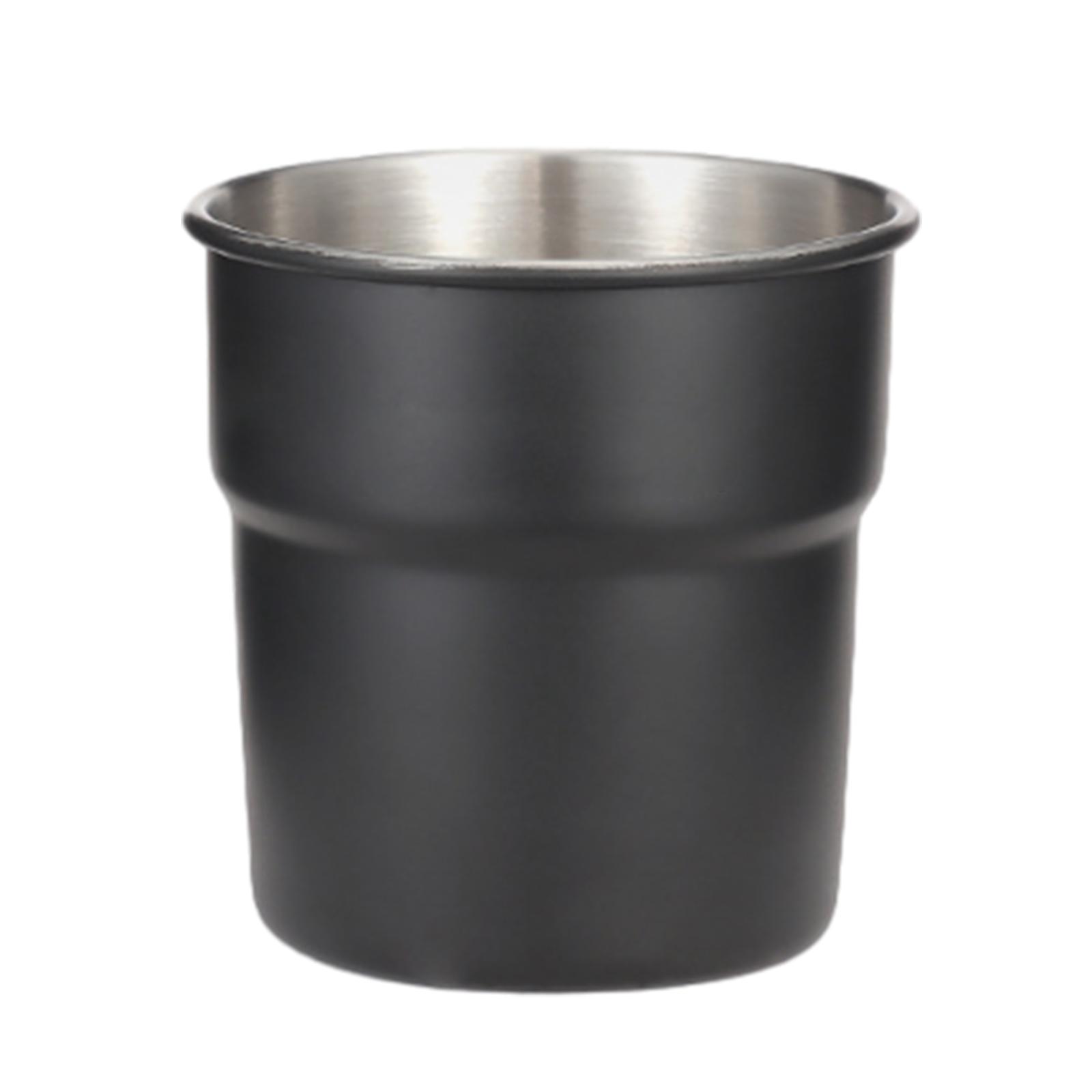 

Camping Coffee Cup Portable Cooking Drinking Water Cup Outdoor Kitchen Equipment Travel Cookware Drink Cup Tourist Mug чёрный