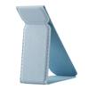 Universal PU Leather Phone Stand: Magnetic, Stick-On Holder for Foldable Android, Apple, and Huawei Devices