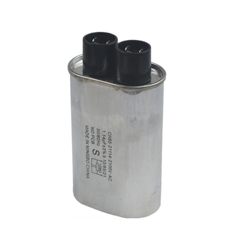 2100V 1.14uF Air Conditioner Capacitor with Metal Case Air Conditioner Replacement Metal Texture for Enhancing Stability