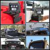 2Pcs 4'' 160W 16000LM CREE LED light Bar Quad row Spot Flood Beam Cubes Work Light