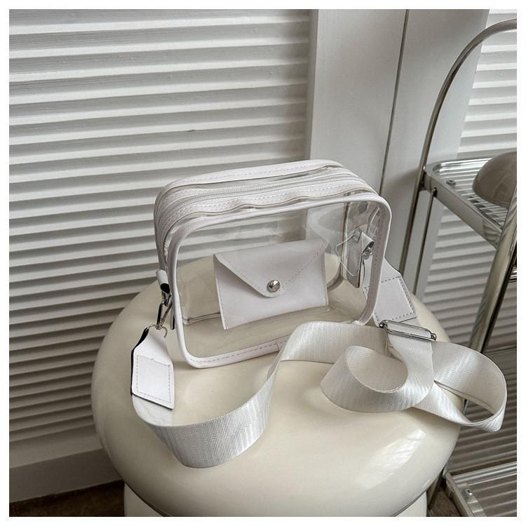 2023 New Autumn Casual Shoulder Bag Street Fashion Pvc Crossbody Bag