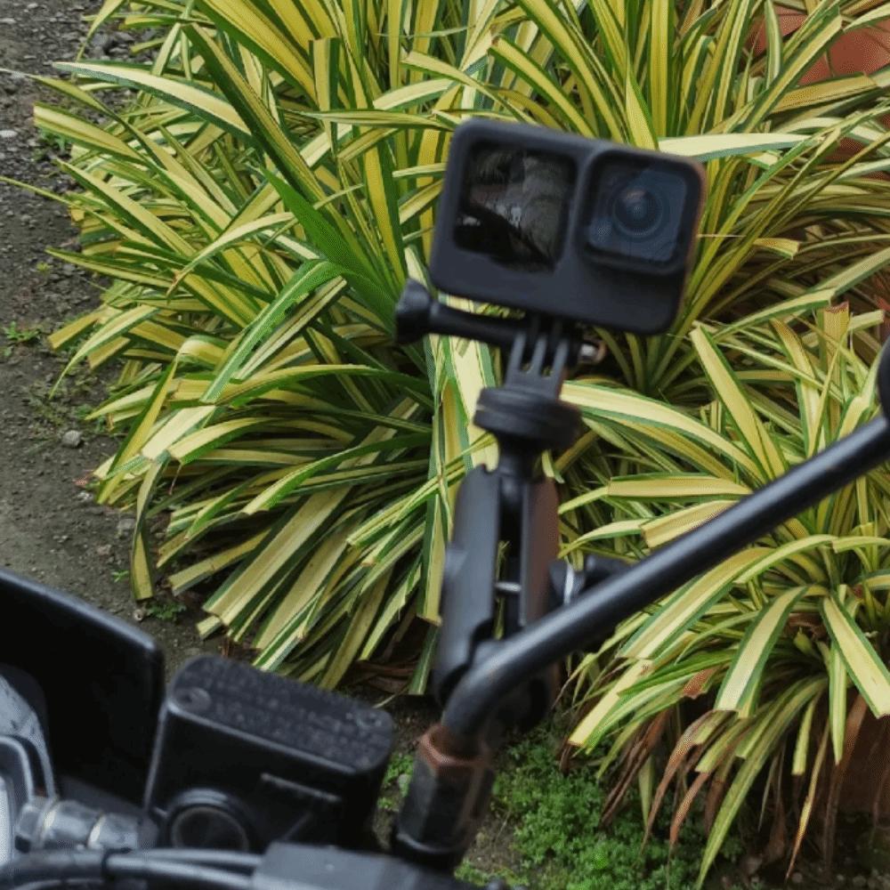 Universal Action Camera Stand 360° Rotating Rearview Mirror Camera Bracket  Camera Accessories
